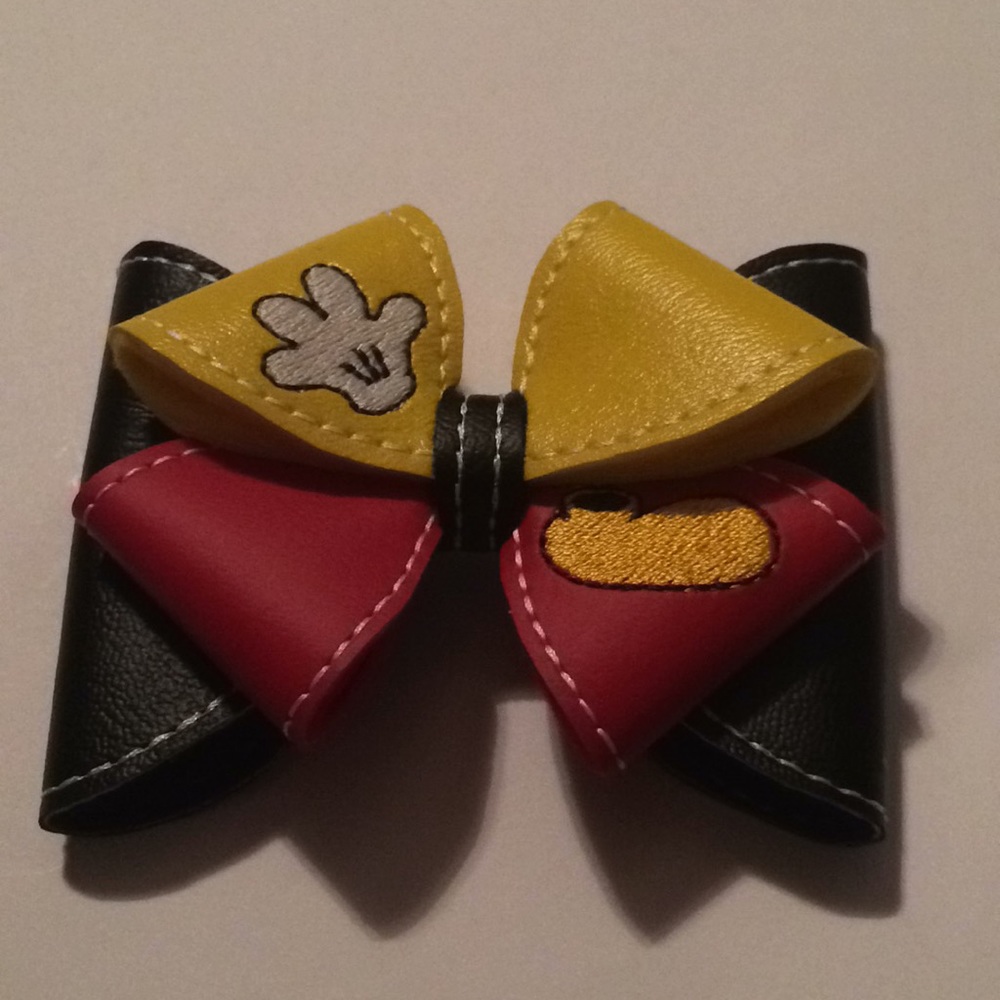 Handmade Mickey Hair Bow - Picture 1 of 3